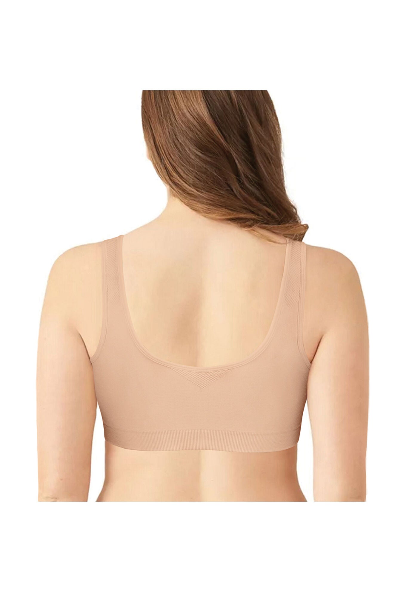 Exquisite Form 5101000 Women&#39;S Fully Seamless Wireless Full Coverage Bra With Front Closure, , on-hover image number 1