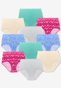 Full Coverage Cotton Brief 10-Pack