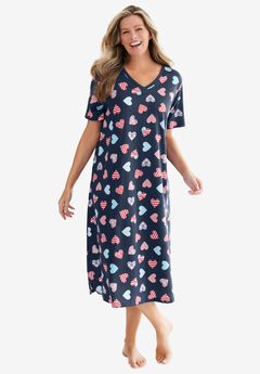 Plus Size Navy Shirts