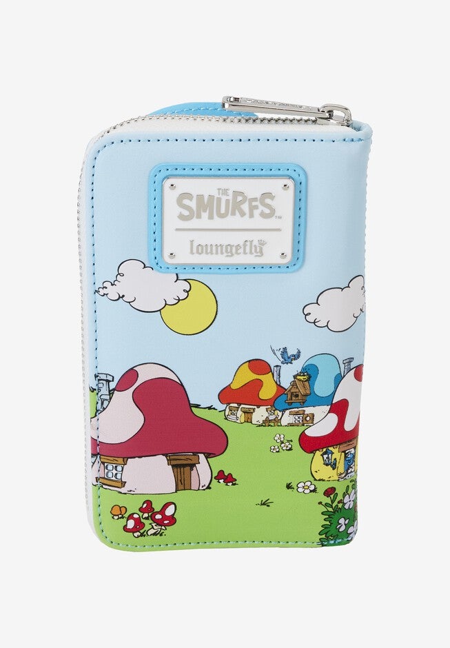 Loungefly X Smurfs Smurfette Zip Around Wallet, , on-hover image number null