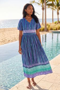 Long Crinkle Cotton Lounger