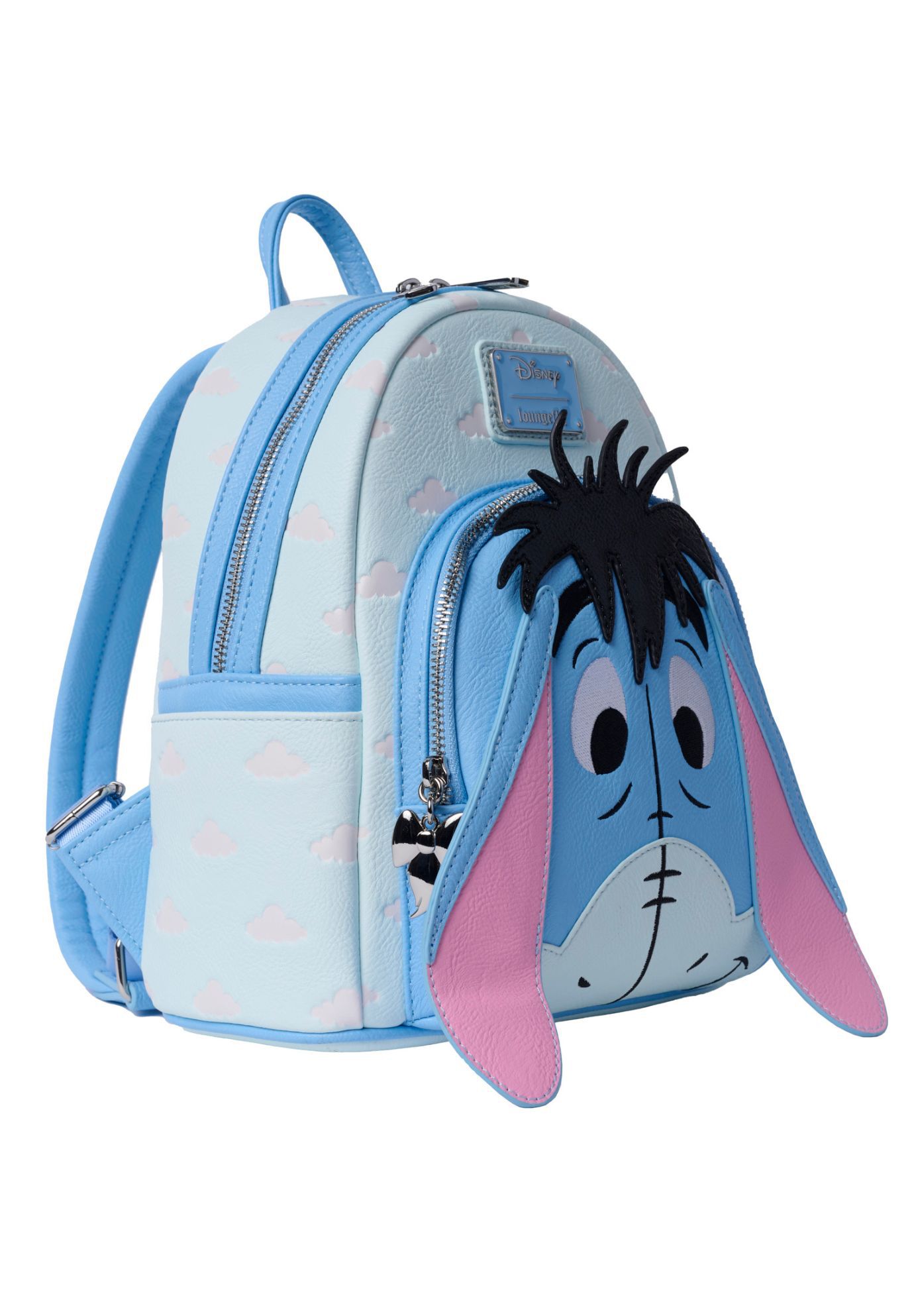 Loungefly x Disney Winnie The Pooh Eeyore Cosplay Mini Backpack Blue, BLUE, alternate image number 3