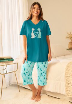2-Piece Capri Cotton PJ Set