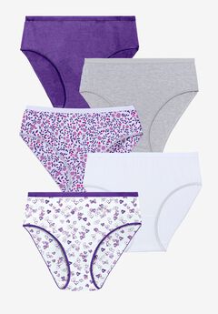 Hi-Cut Cotton Brief 5-Pack