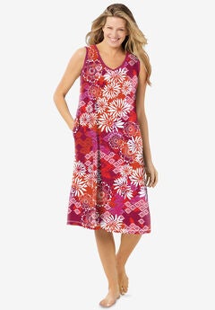 Trapeze V-Neck Short Lounger