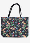 Disney Minnie Mouse Tote Bag Floral All-Over Print Rope Handles, , alternate image number null
