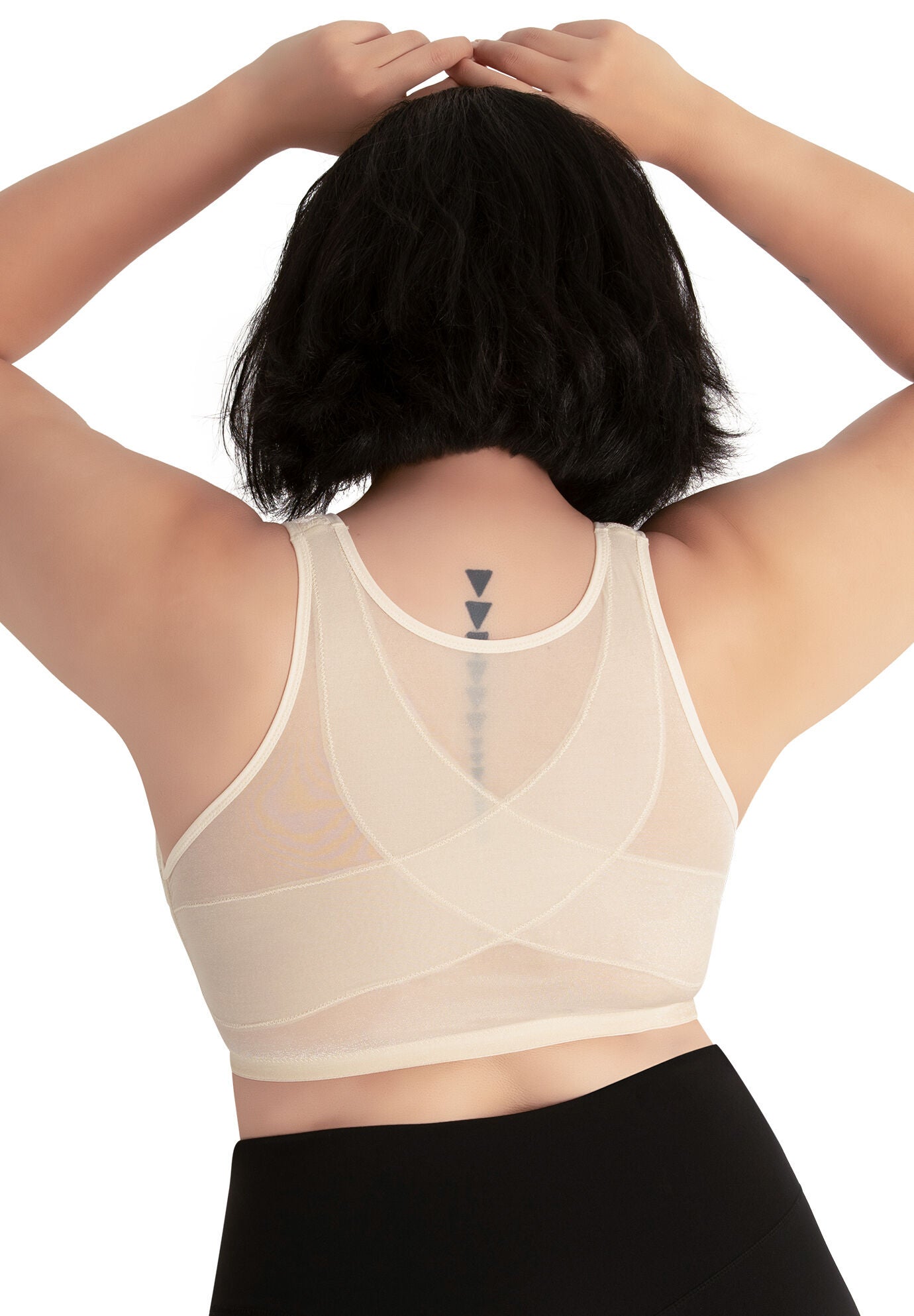 The Nora - Shimmer Back Lace Front Closure Bra, , alternate image number 5