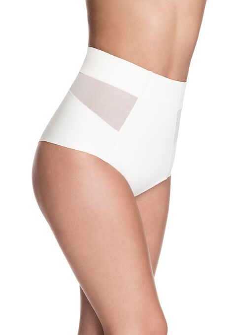 Sheer Allure Mid Waist Brief, SOFT IVORY, hi-res image number null