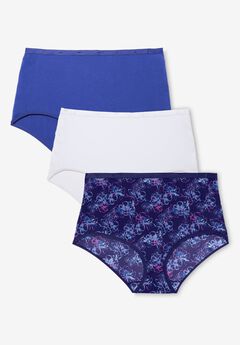 Full-Cut Cotton Spandex Brief 3-Pack