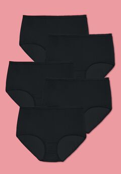 Plus Size Black Full Briefs