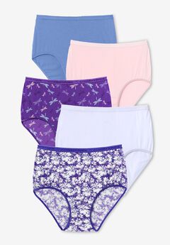5-Pack Tag-free Full Coverage Cotton Brief