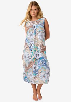 Sleeveless Print Lounger