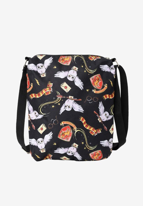Harry Potter Gryffindor Hedwig Passport Bag Travel Crossbody Purse, , alternate image number null