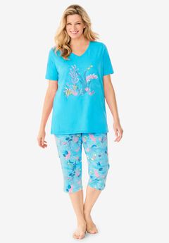 2-Piece Capri PJ Set