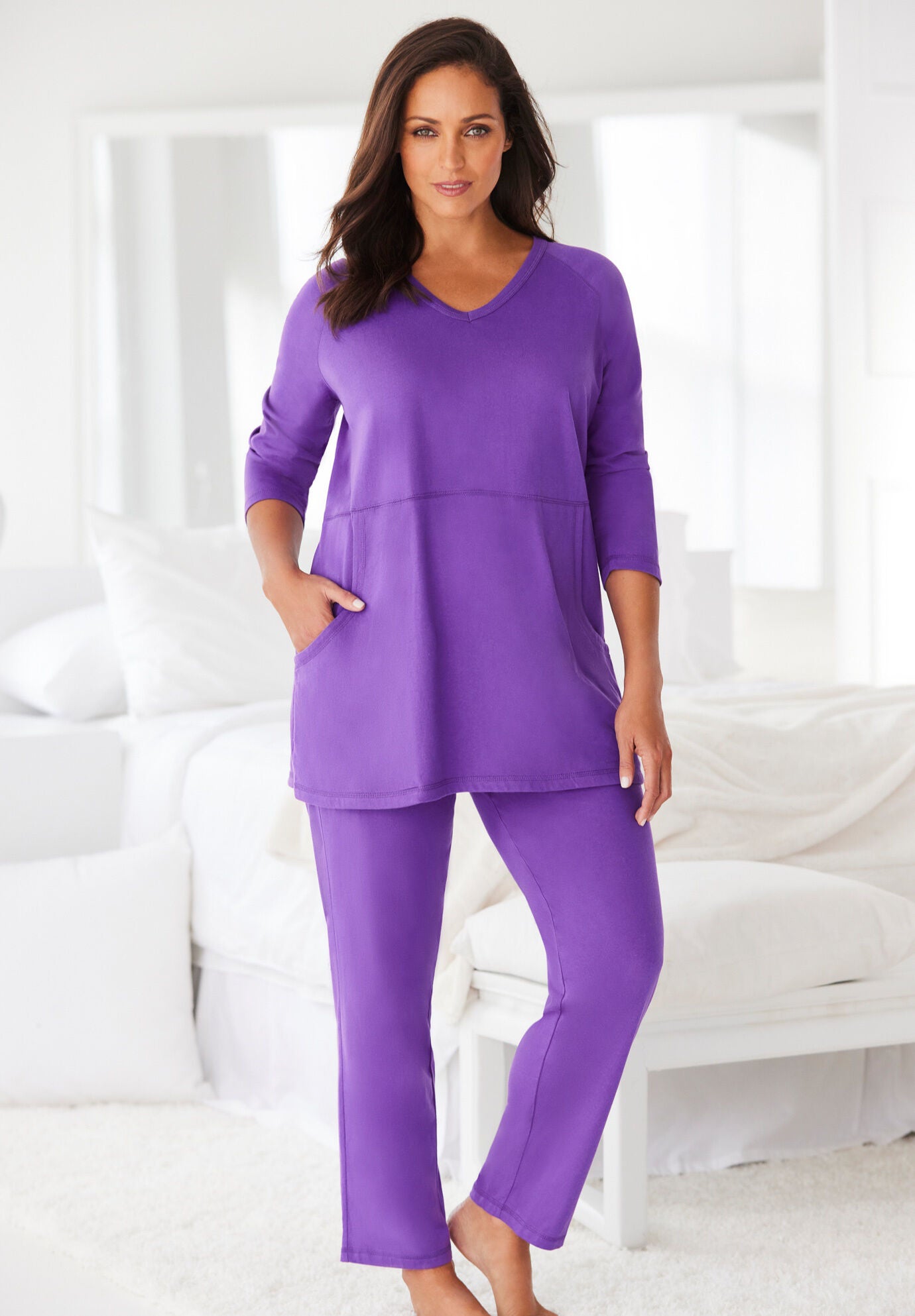 Fashionable 2 Piece Lounge Set Heather Grey Roaman s