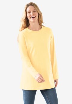 Perfect Long-Sleeve Crewneck Tee