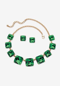 Gold Necklace and Earring Sets