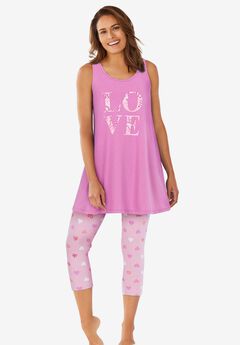 Plus Size Cotton Capris