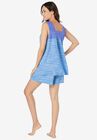 Lace-Trim Short Pajama Set , , on-hover image number null