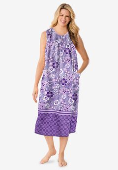 Sleeveless Print Lounger