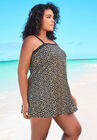 Banded Swim Dress, , alternate image number null