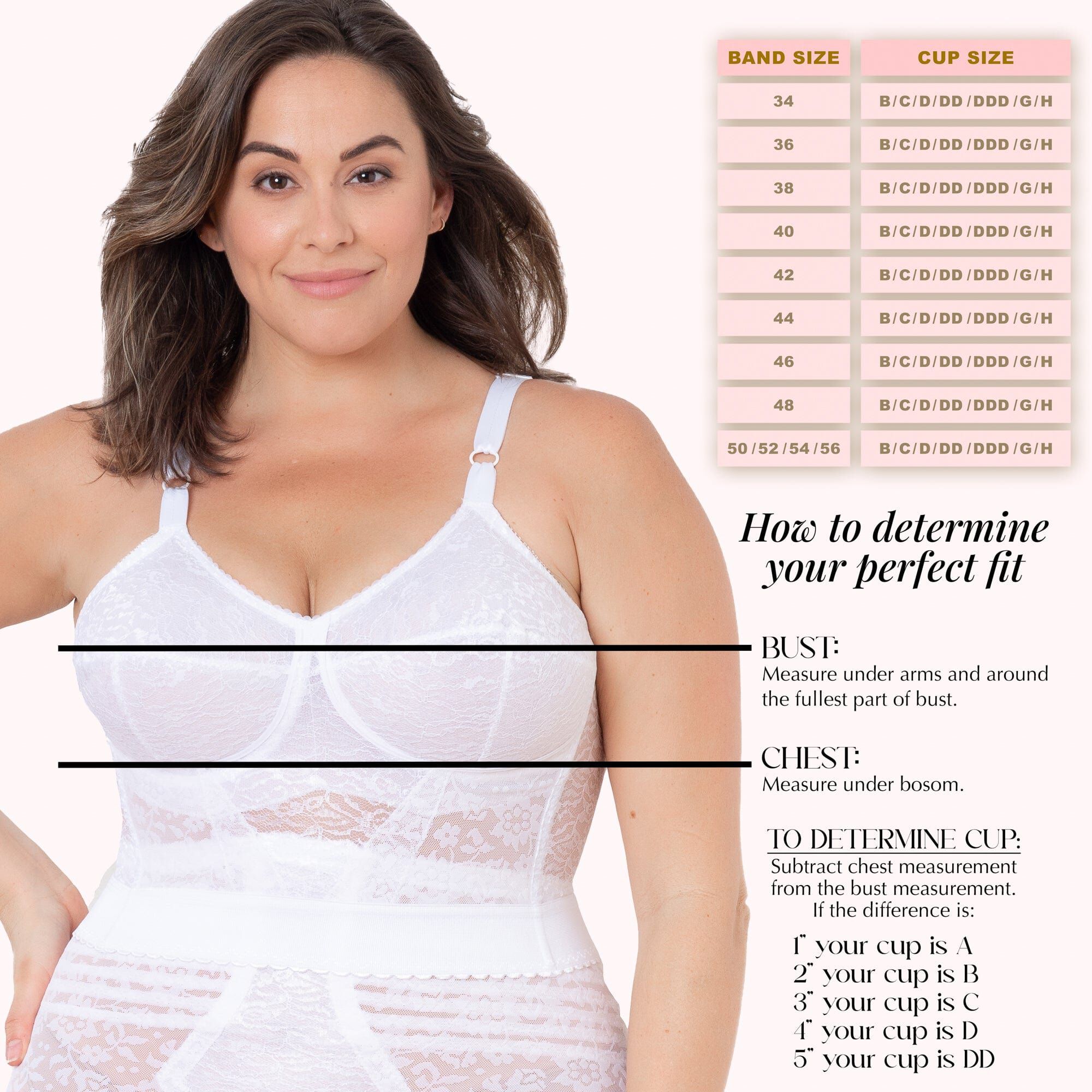 Expandable Cups Longline Bra, WHITE, alternate image number 6