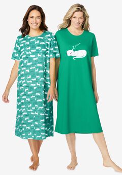 2-Pack Long Sleepshirts