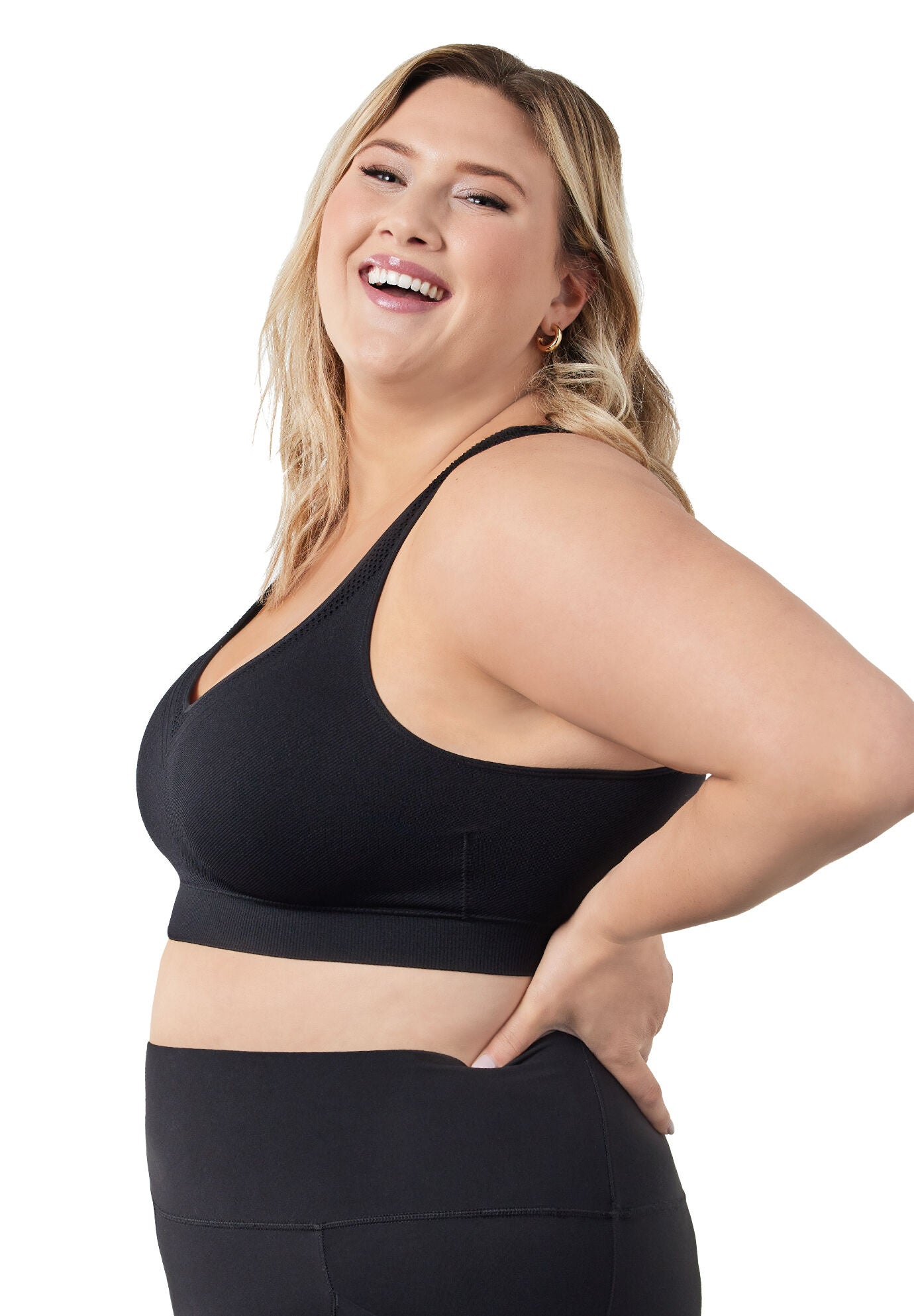 The Lea Cooling Low-Impact Racerback Sports Bra, , alternate image number 2