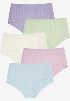 Comfort Choice® Full Coverage Stretch Cotton Brief 5-Pack