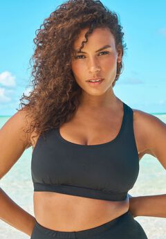 Scoop Neck Swim Bra
