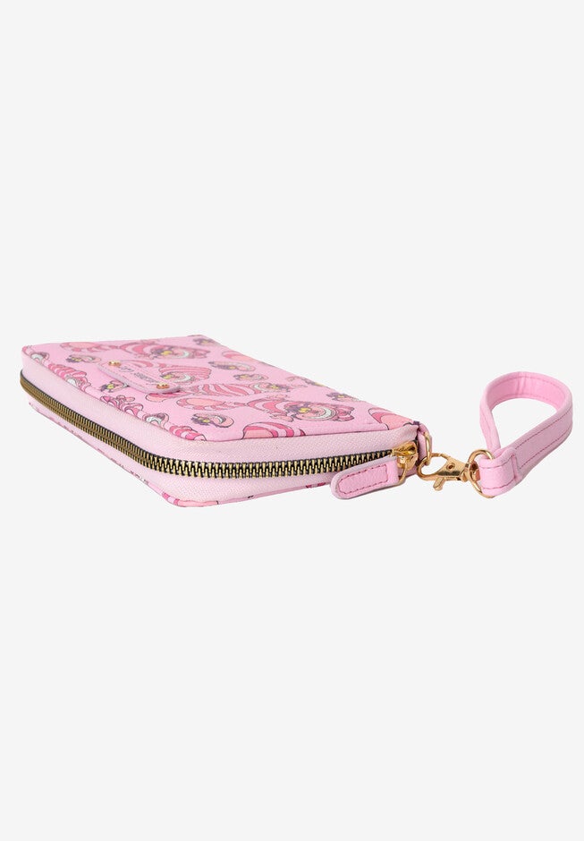 Disney Cheshire Cat All-Over Character Print Wallet Zip Around Wristlet, , alternate image number 4
