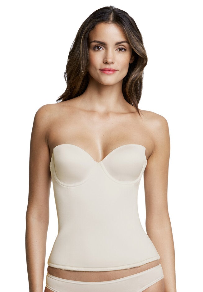 Paige seamless padded longline bra, , alternate image number 3