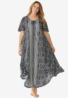 Plus Size Black Casual Dresses