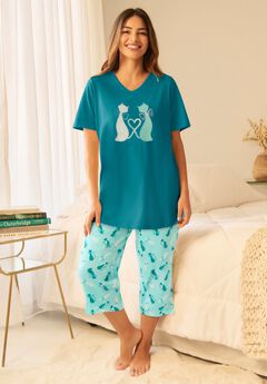 2-Piece Capri Cotton PJ Set