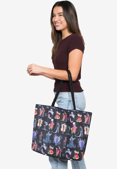 Disney Villains Travel Rope Tote Bag All-Over Print, , alternate image number null
