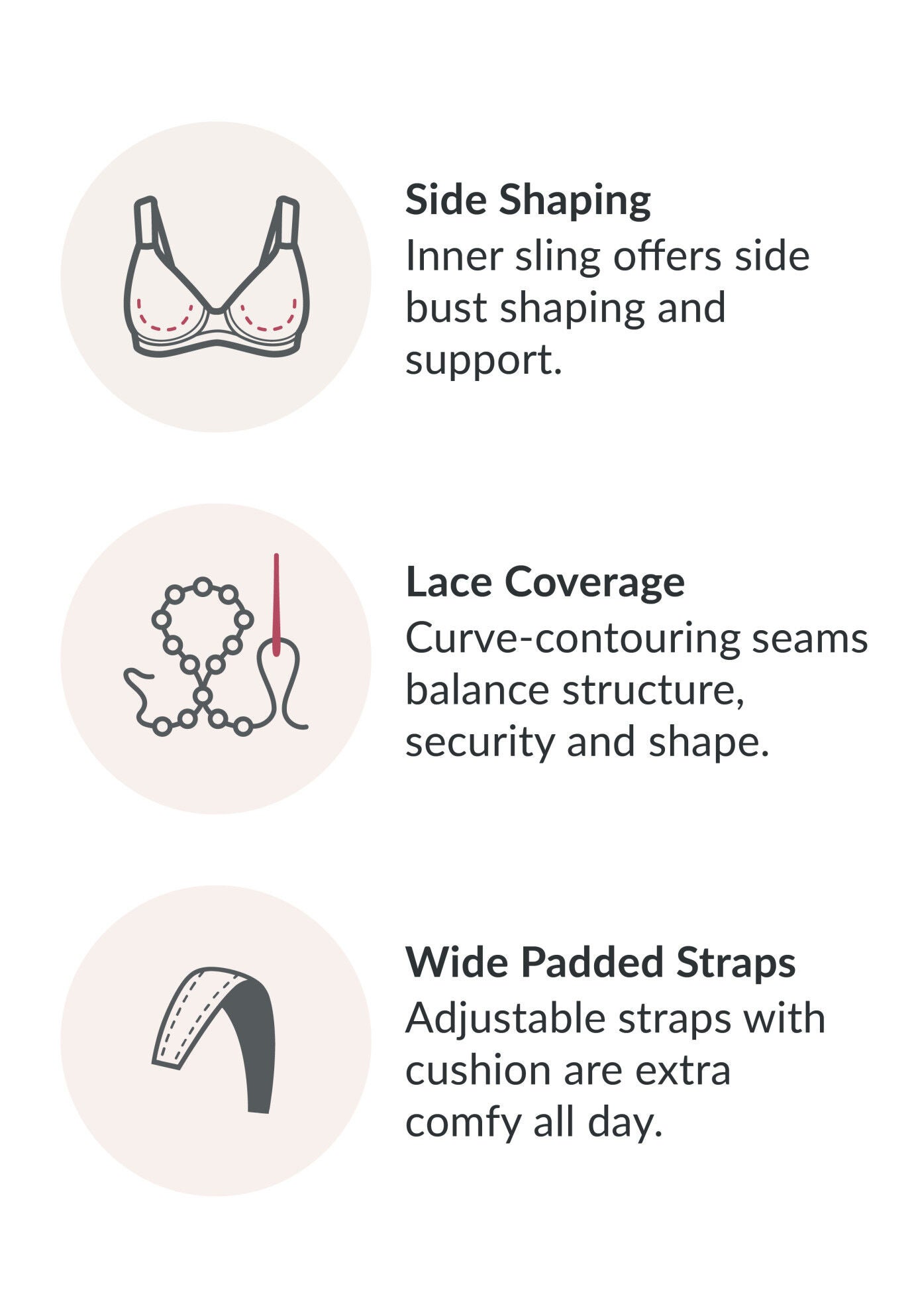 Full Figure Plus Size Magiclift Natural Shape Support Bra Wirefree #1010 Bra, , alternate image number 4