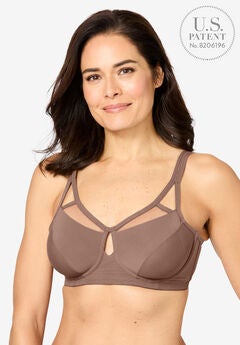 Full Coverage Mesh Side Wire Bra