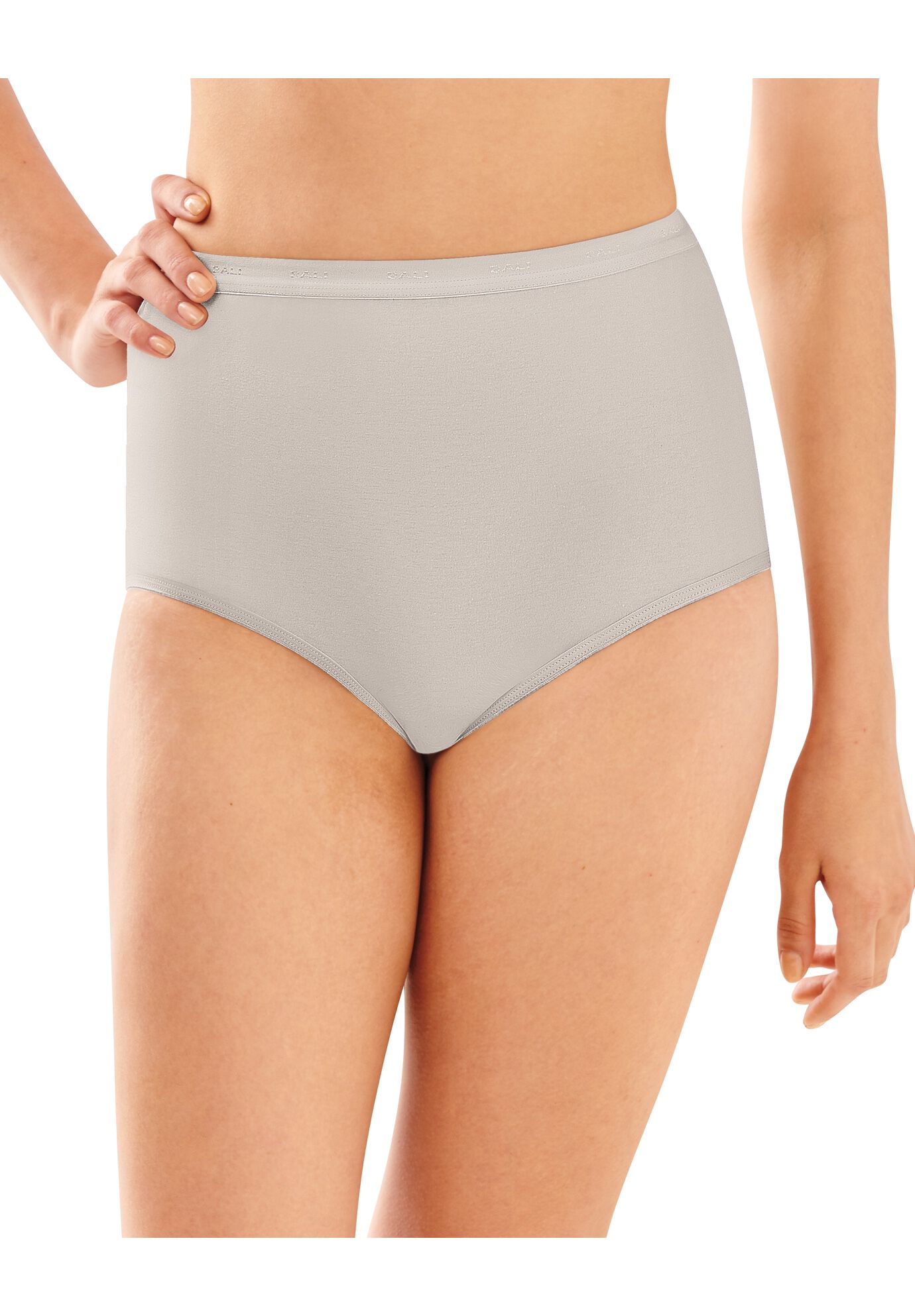 Full-Cut-Fit Stretch Cotton Brief DF2324, GREY SKY HEATHER, hi-res image number 0
