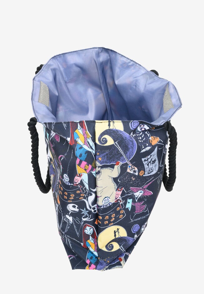Disney Jack Skellington Tote Bag Travel Beach Nightmare Before Christmas Sally Tote Bag, , alternate image number 3