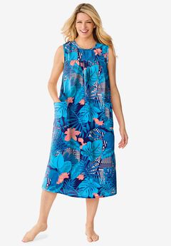 Sleeveless Print Lounger
