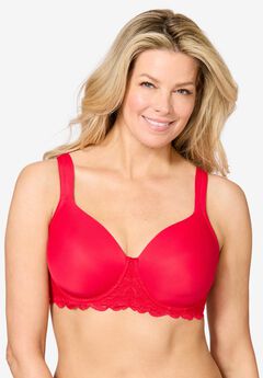 Leading Lady® The Chloe Lace Band Molded Underwire T-Shirt Bra