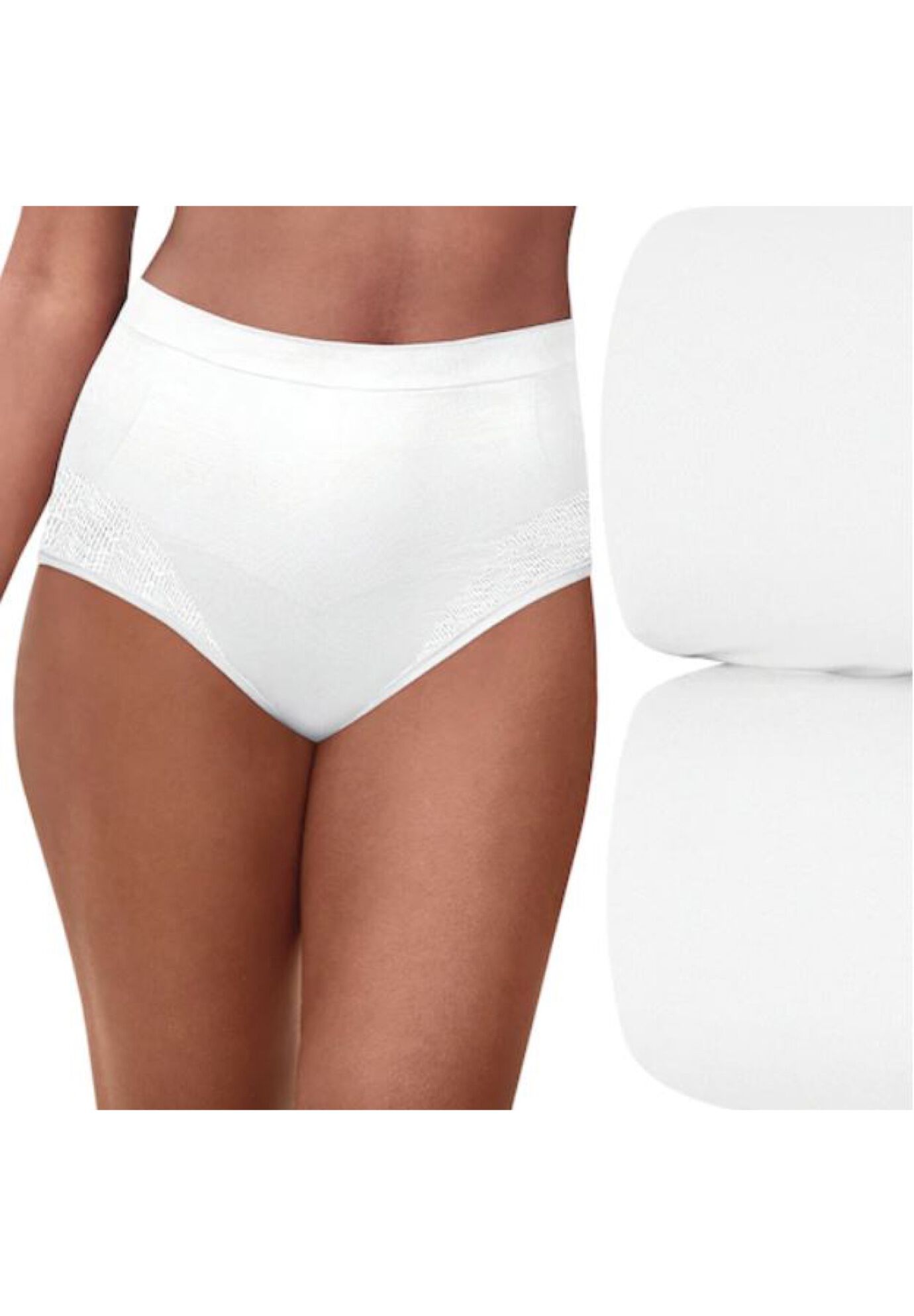 Comfort Revolution Firm Control Brief 2-Pack , WHITE, hi-res image number 0