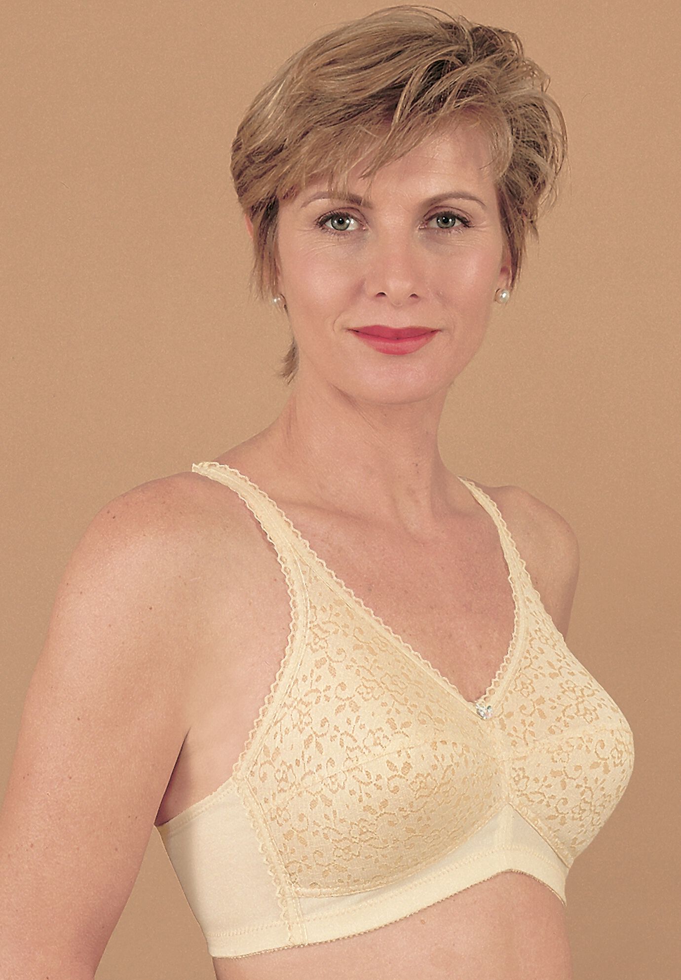 Jodee Lovely Perma-Form® Bra, RIGHT BEIGE, hi-res image number 0