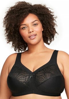 Full Figure Plus Size Magiclift Natural Shape Support Bra Wirefree #1010 Bra