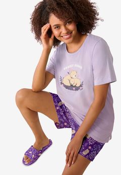 Knit PJ Short Set