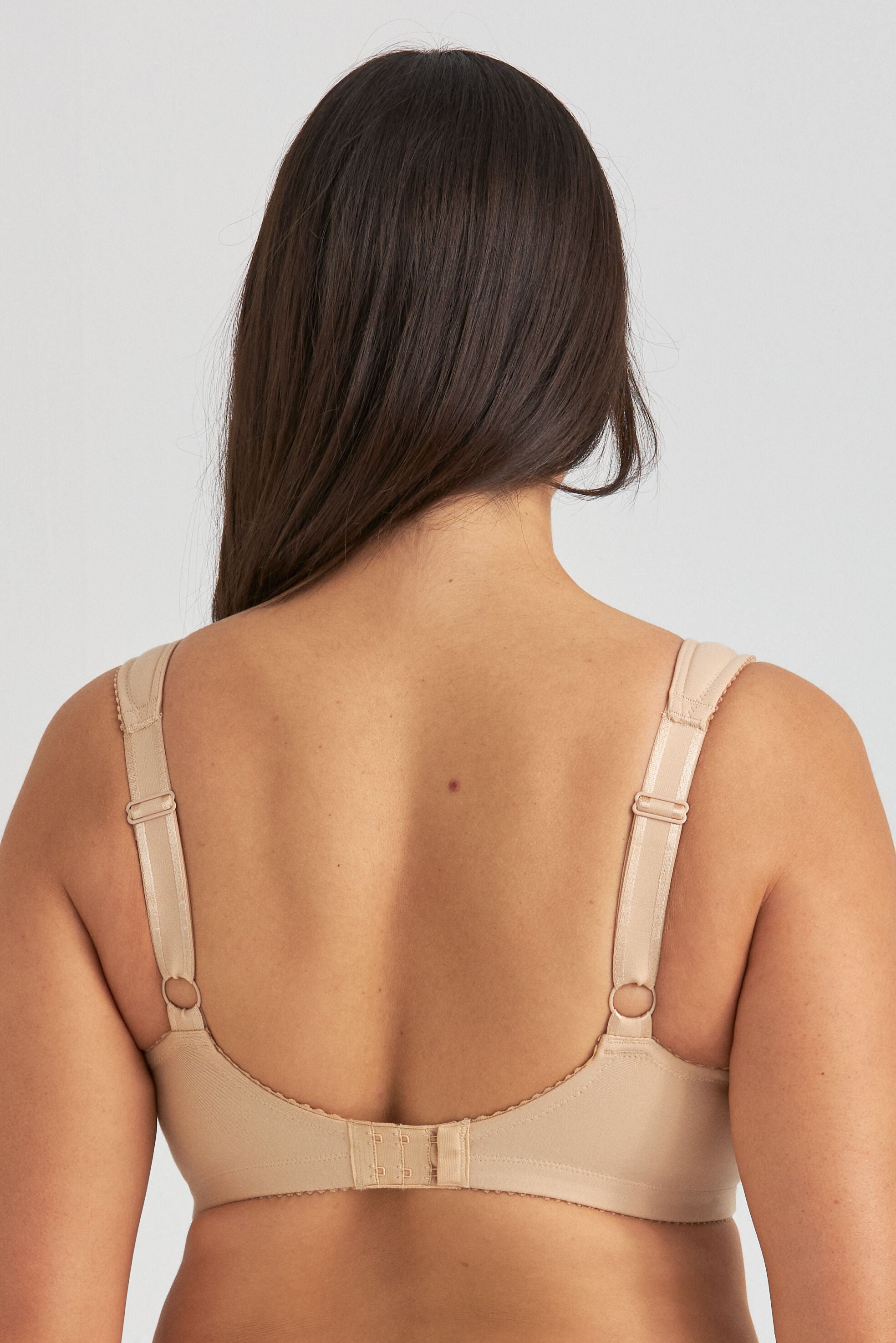 Lovely Lace Support Bra, BEIGE, on-hover image number 1