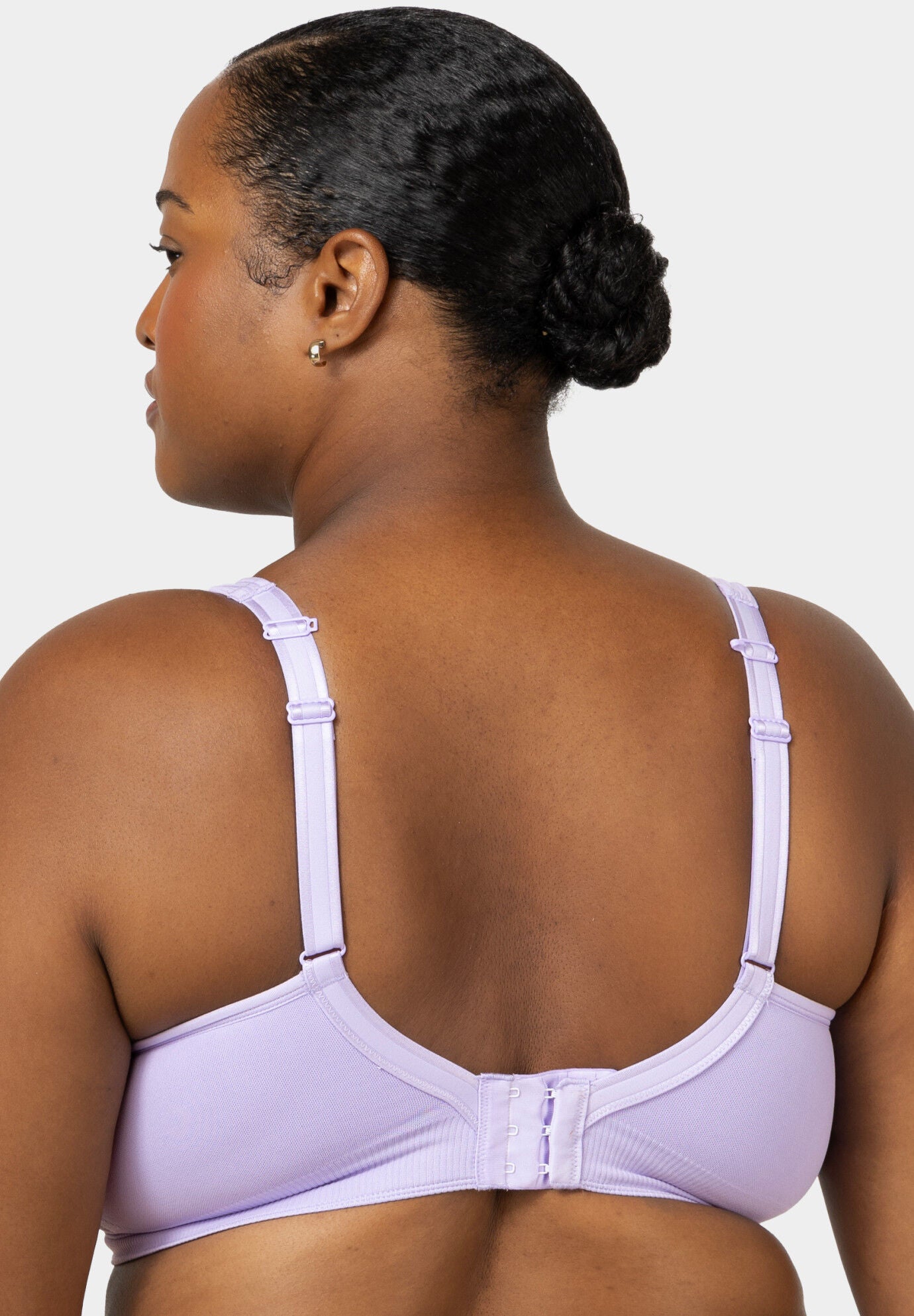 Smooth Seamless Support Wireless Bra, LAVENDER MIST, on-hover image number 1