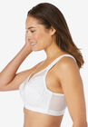 Embroidered Full-Coverage Wire-Free Bra, , alternate image number null