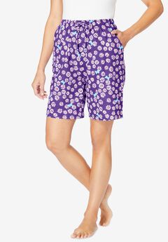 Plus Size Cotton Drawstring Shorts