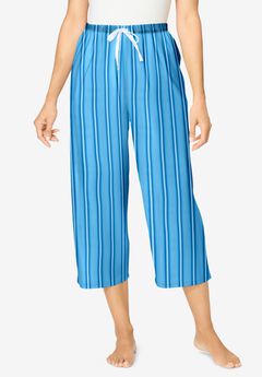 Woven Sleep Capri Pant